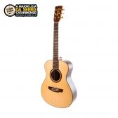 Violão Rozini Aço Tampo Sólido Premium Mini Profissional Rx120atn FISHMAN