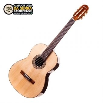 Violão Rozini Nylon Tampo Sólido RX210ACNLP Natural Brilho