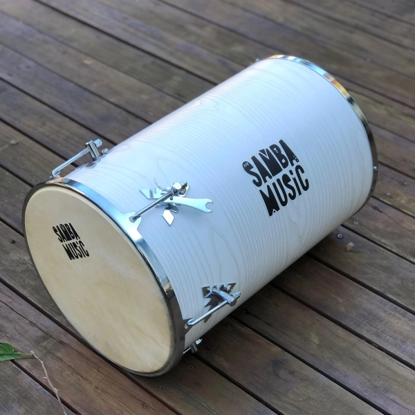 REBOLO PROFISSIONAL SAMBA MUSIC MADEIRA 50X12 PVC BRANCO WOD