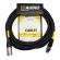CABO RF AUDIO CANON BALANCEADO DE MICROFONE XLR M XLR F 10MT - Amarelo