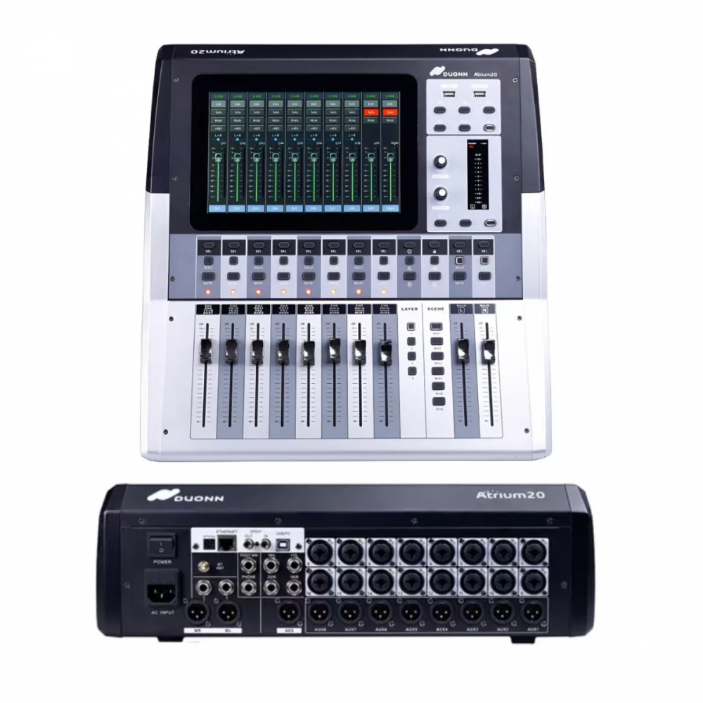 MESA DIGITAL 20 CANAIS 10 SAÍDAS MULTIPISTA DUONN ATRIUM20