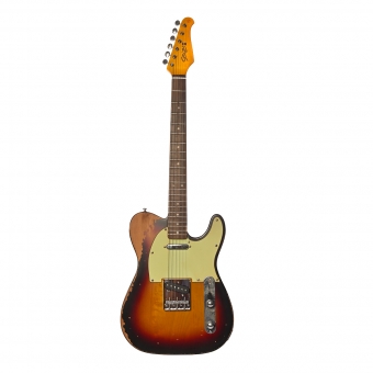 GUITARRA SEIZI TELECASTER RELIC SAITAMA COM CASE - SUNBURST