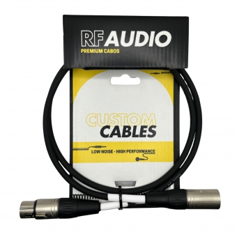 CABO RF AUDIO CANON BALANCEADO DE MICROFONE XLR M XLR F 2MT