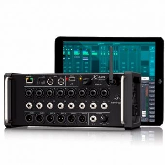 Mesa De Som digital Behringer 16 Canais Wi-fi Placa de Audio XR16