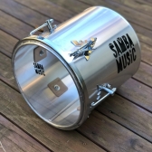 REPIQUE DE MAO SAMBA MUSIC ALUM. LISO 30X10 ARO CROMADO