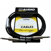 CABO RF AUDIO INSTRUMENTO P10/P10 VIOLAO GUITARRA BAIXO 7MT - Branco