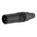PLUG XLR MACHOFÊMEA PRETO 20 PARES