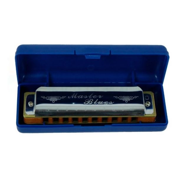 Gaita Harmonica Hering Master Blues 9020 D-RÉ SHG