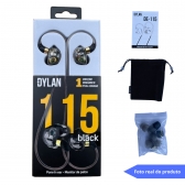 FONE DE OUVIDO IN-EAR DYLAN DE-115 MONITOR DE PALCO