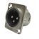Plug Wireconex XLR Macho Painel WC 1033