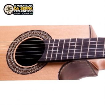 Violão Rozini Nylon Tampo Sólido Presença Brasil Flat Fosco Rx515at Elétrico