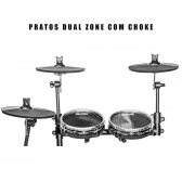 Bateria Eletrônica X Pro Ed4 Full Mesh Head Pads Dual Zone