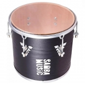 REPIQUE DE MAO SAMBA MUSIC MADEIRA 30X12 PVC PRETO WOOD