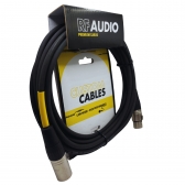 CABO RF AUDIO CANON BALANCEADO DE MICROFONE XLR M XLR F 5MT - AMARELO