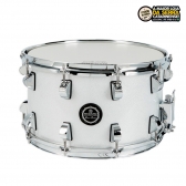 Caixa De Bateria Nagano Big Beat Gs 14X8 cm - Grey Sparkle + Pele 14 Remo Powerstroke 77 Colortone
