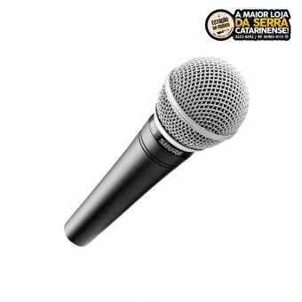 Microfone Profissional Shure Dinâmico Sm-48 lc para vocal SM48 LC