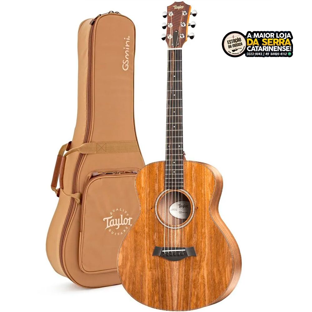 Violão Elétrico Taylor Gs Mini E Koa C Bag Com Nota Fiscal GS Mini