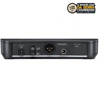 Microfone Profissional De Mão Shure Sem Fio Shure Blx 24 Br Pg58 J10 m15