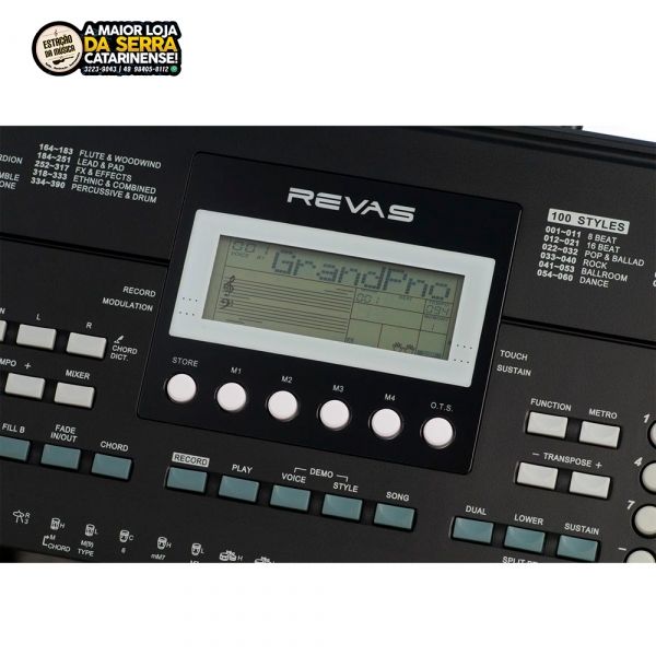 Teclado Roland Revas Arranjador 61 Teclas Kb-330 Com Fonte- Nota fiscal e Garantia