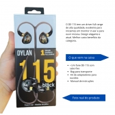 FONE DE OUVIDO IN-EAR DYLAN DE-115 MONITOR DE PALCO