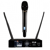 MICROFONE DYLAN SEM FIO DYLAN GX-1 TRUE-DIVERSITY / DUAS CAPSULAS
