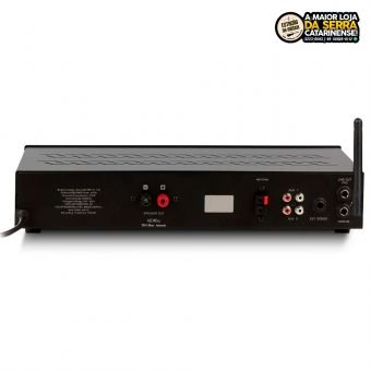 Amplificador De Potência Frahm Slim 4000 APP G2 Bluetooth USB SD FM