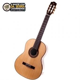 Violão Rozini Nylon Tampo Sólido RX 213 ACN Clássico Acústico Elétrico