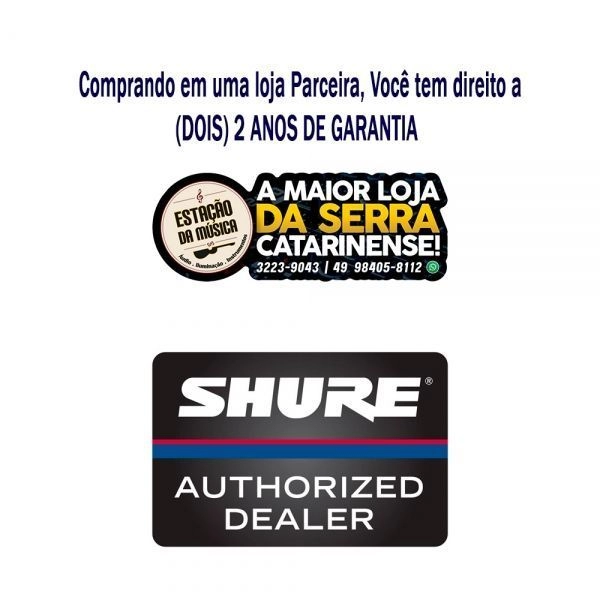 Microfone Profissional De Mão Shure Sem Fio Shure Svx 24 Br Pg28 J9