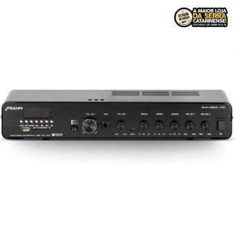 Amplificador De Potência Frahm Slim3500 APP G2 Multi-channel Bluetooth USB SD FM