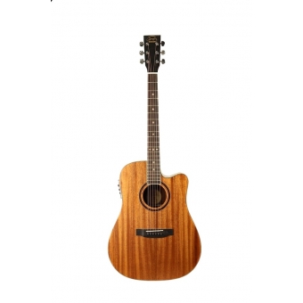 VIOLÃO ELÉTRICO GONZALEZ NOBRE MAHOGANY