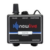Interface Dueto New Live (Duas Entradas) - Conector P3 P Celular