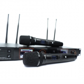 MICROFONE KADOSH S/FIO DUPLO UHF PARA RACK K522M