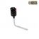 Extensor de prato Tama LCYE equipado com a borboleta Quick-Set-Mate Cymbal