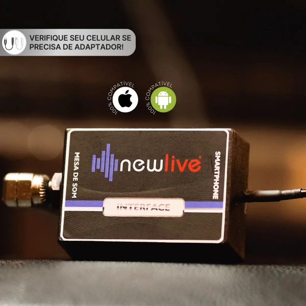 Interface New Live - Conector P3 P Celular