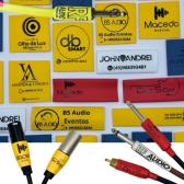 Kit com 50 uni Personalizadas do Termo retrátil XLR 20mm