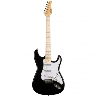 GUITARRA SEIZI VINTAGE SHINOBI SSS SEYMOUR BLACK MAPLE