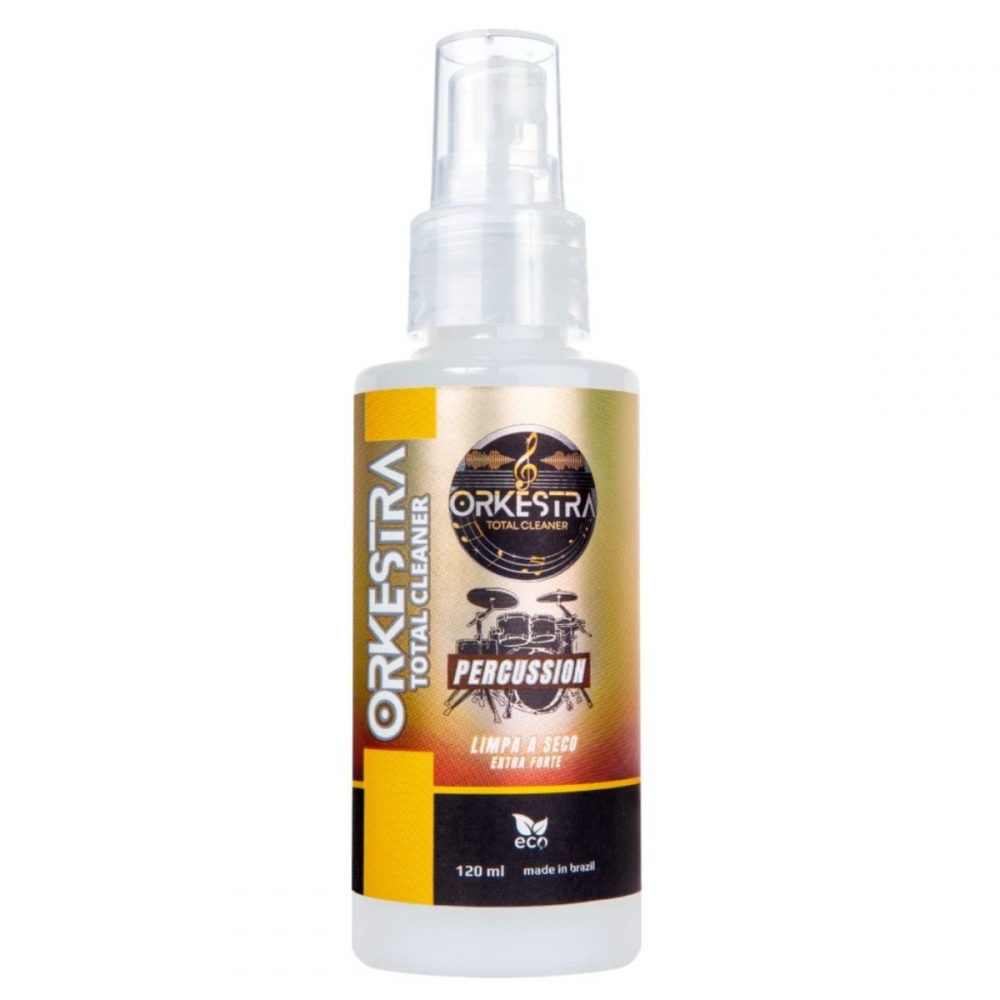 LIMPADOR ORKESTRA TOTAL CLEANER LIMPA SECO 120 ML PERCUSSION