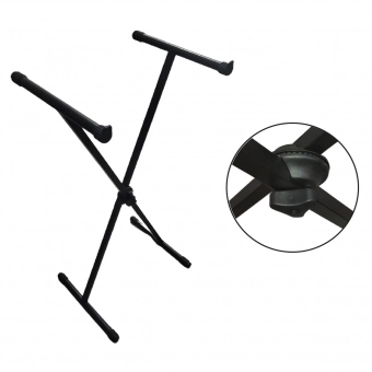 SUPORTE EDM APOIO MESA PEDESTAL EM X PARA TECLADO PROFISSIONAL
