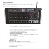 MESA DE SOM DIGITAL 24 CANAIS RACK DUONN AXIOS 24 MULTIPISTA
