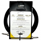 CABO RF AUDIO INSTRUMENTO P10/P10 VIOLAO GUITARRA BAIXO 3MT - Branco