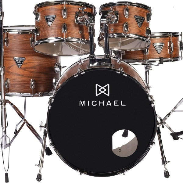 BATERIA MICHAEL TRINITY DMT322- MMH BUMBO 22 PRATOS E BANCO