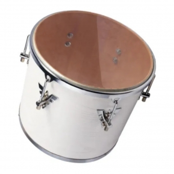 REPIQUE DE MAO SAMBA MUSIC MADEIRA 30X12 PVC BRANCO WOOD