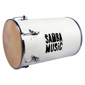 REBOLO PROFISSIONAL SAMBA MUSIC MADEIRA 50X12 PVC BRANCO WOD