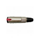 Plug Wireconex P10 Fêmea Estéreo TRS WC197