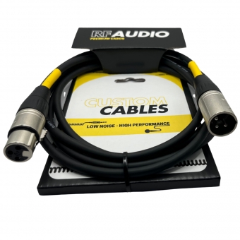 CABO RF AUDIO CANON BALANCEADO DE MICROFONE XLR M XLR F 3MT