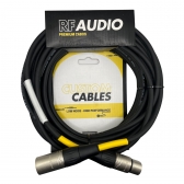 CABO RF AUDIO CANON BALANCEADO DE MICROFONE XLR M XLR F 10MT - Amarelo