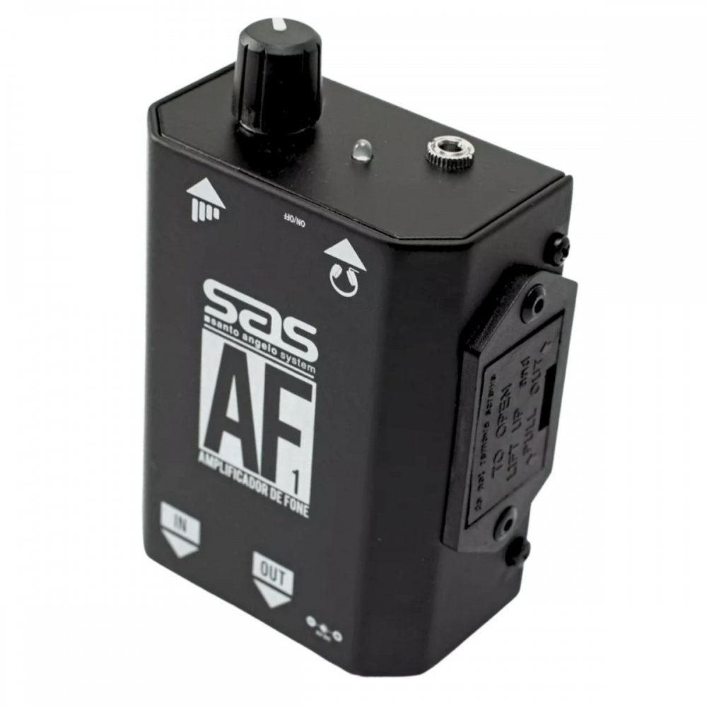 Amplificador De Fone De Ouvido Santo Angelo Af1 Preto