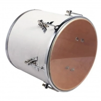 REPIQUE DE MAO SAMBA MUSIC MADEIRA 30X12 PVC BRANCO WOOD