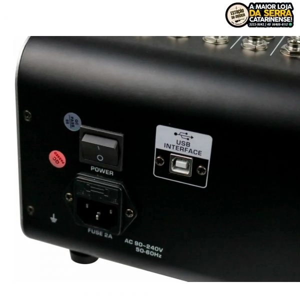 Mesa De Som Bluetooth 12 Canais DBR Dm12 Usb-Efeito-Interface DM12 Usb