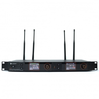 MICROFONE KADOSH S/FIO DUPLO UHF PARA RACK K522M